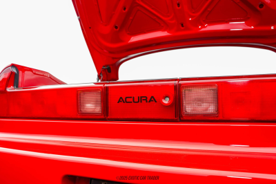 1992 Acura NSX in Formula Red over Black