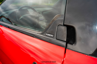 1992 Acura NSX in Formula Red over Black