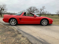 1995 Acura NSX in Formula Red over Tan