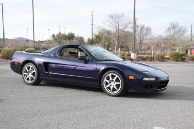 1995 Acura NSX in Purple over Tan