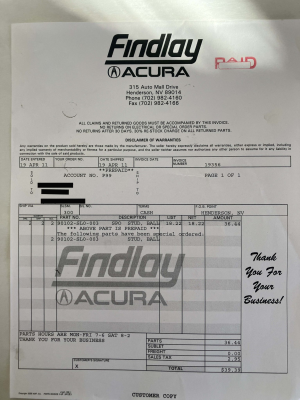 1995 Acura NSX in Purple over Tan