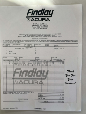 1995 Acura NSX in Purple over Tan