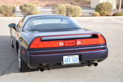 1995 Acura NSX in Purple over Tan