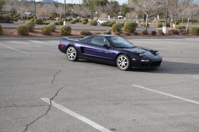 1995 Acura NSX in Purple over Tan
