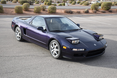 1995 Acura NSX in Purple over Tan