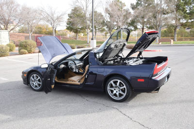 1995 Acura NSX in Purple over Tan