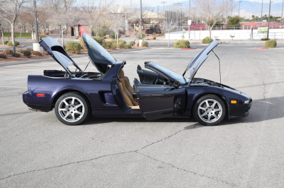 1995 Acura NSX in Purple over Tan