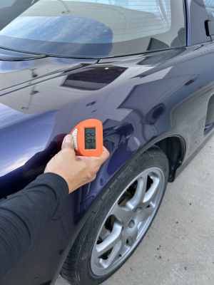 1995 Acura NSX in Purple over Tan
