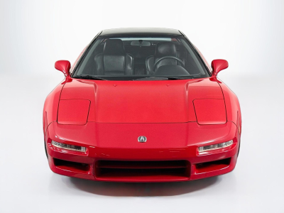 1992 Acura NSX in Formula Red over Black