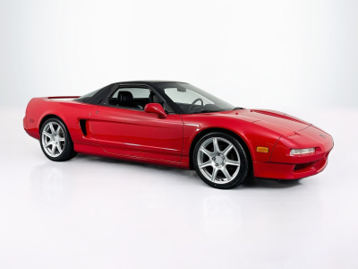 1992 Acura NSX in Formula Red over Black