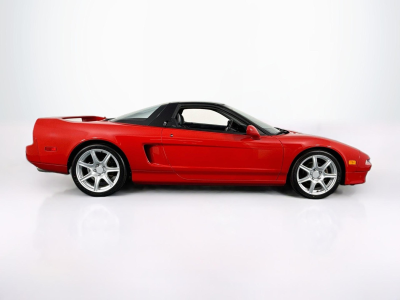 1992 Acura NSX in Formula Red over Black