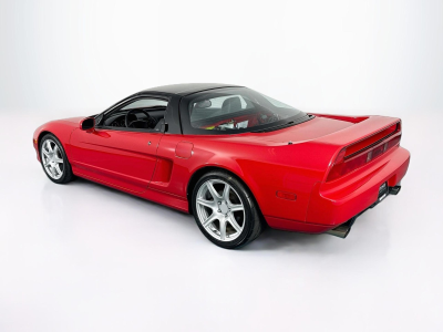 1992 Acura NSX in Formula Red over Black