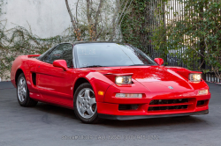 1992 Acura NSX in Formula Red over Black