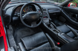 1992 Acura NSX in Formula Red over Black