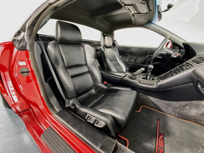 1992 Acura NSX in Formula Red over Black