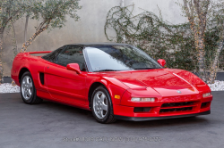 1992 Acura NSX in Formula Red over Black