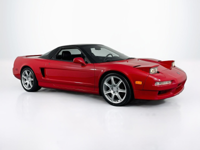 1992 Acura NSX in Formula Red over Black