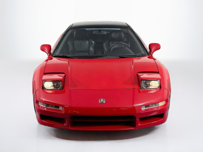 1992 Acura NSX in Formula Red over Black