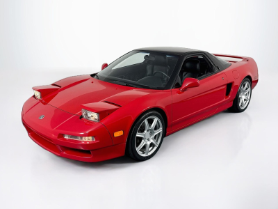 1992 Acura NSX in Formula Red over Black