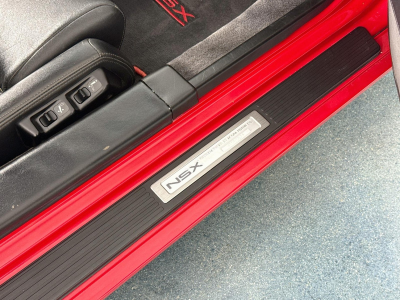 1992 Acura NSX in Formula Red over Black