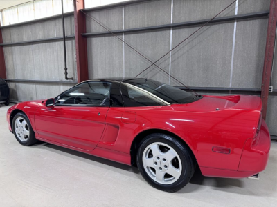 1991 Acura NSX in Formula Red over Ivory