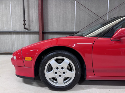 1991 Acura NSX in Formula Red over Ivory