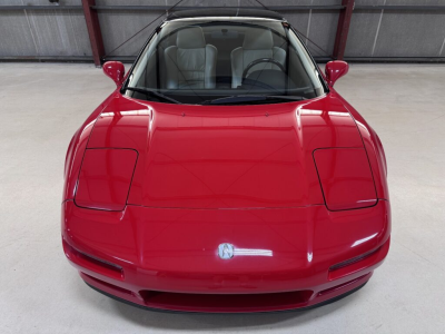1991 Acura NSX in Formula Red over Ivory