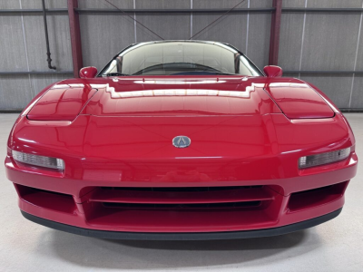 1991 Acura NSX in Formula Red over Ivory