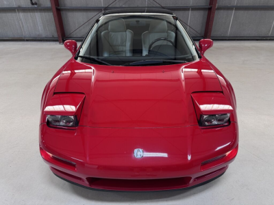 1991 Acura NSX in Formula Red over Ivory