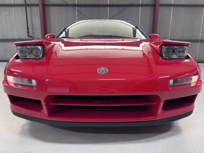 1991 Acura NSX in Formula Red over Ivory