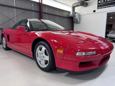 1991 Acura NSX in Formula Red over Ivory
