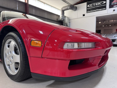 1991 Acura NSX in Formula Red over Ivory