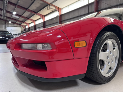 1991 Acura NSX in Formula Red over Ivory