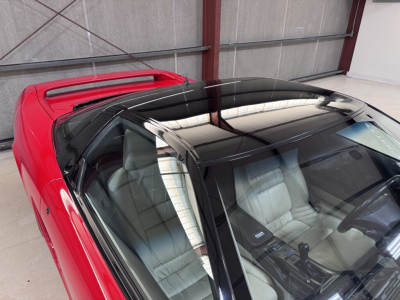 1991 Acura NSX in Formula Red over Ivory