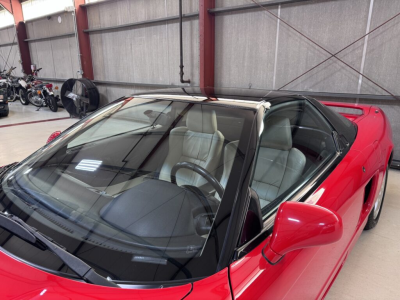 1991 Acura NSX in Formula Red over Ivory