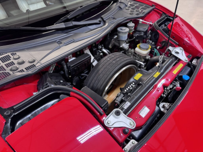 1991 Acura NSX in Formula Red over Ivory