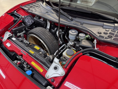 1991 Acura NSX in Formula Red over Ivory