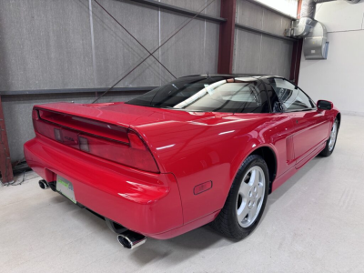 1991 Acura NSX in Formula Red over Ivory