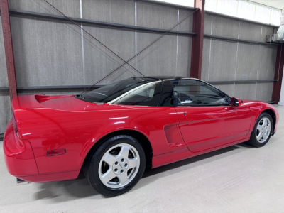 1991 Acura NSX in Formula Red over Ivory