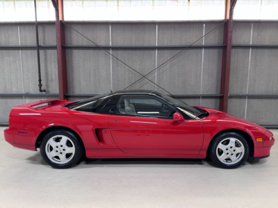 1991 Acura NSX in Formula Red over Ivory