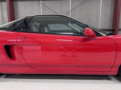 1991 Acura NSX in Formula Red over Ivory