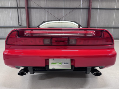 1991 Acura NSX in Formula Red over Ivory