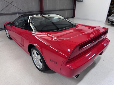 1991 Acura NSX in Formula Red over Ivory
