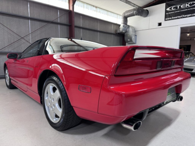 1991 Acura NSX in Formula Red over Ivory