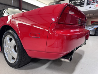 1991 Acura NSX in Formula Red over Ivory