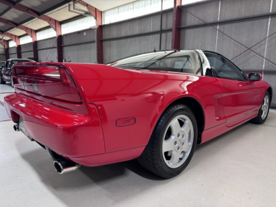 1991 Acura NSX in Formula Red over Ivory