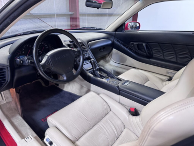 1991 Acura NSX in Formula Red over Ivory