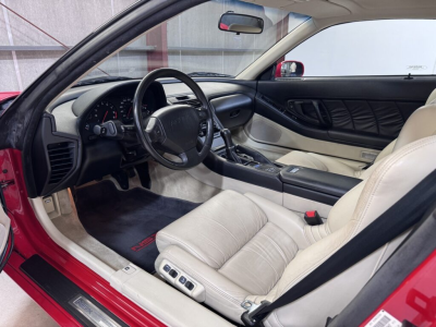 1991 Acura NSX in Formula Red over Ivory