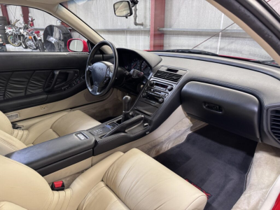 1991 Acura NSX in Formula Red over Ivory