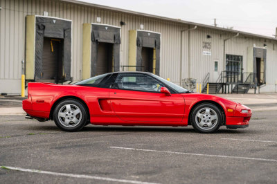 1991 Acura NSX in Formula Red over Ivory